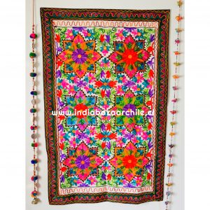 MANTEL BORDADO FLORES XL 01
