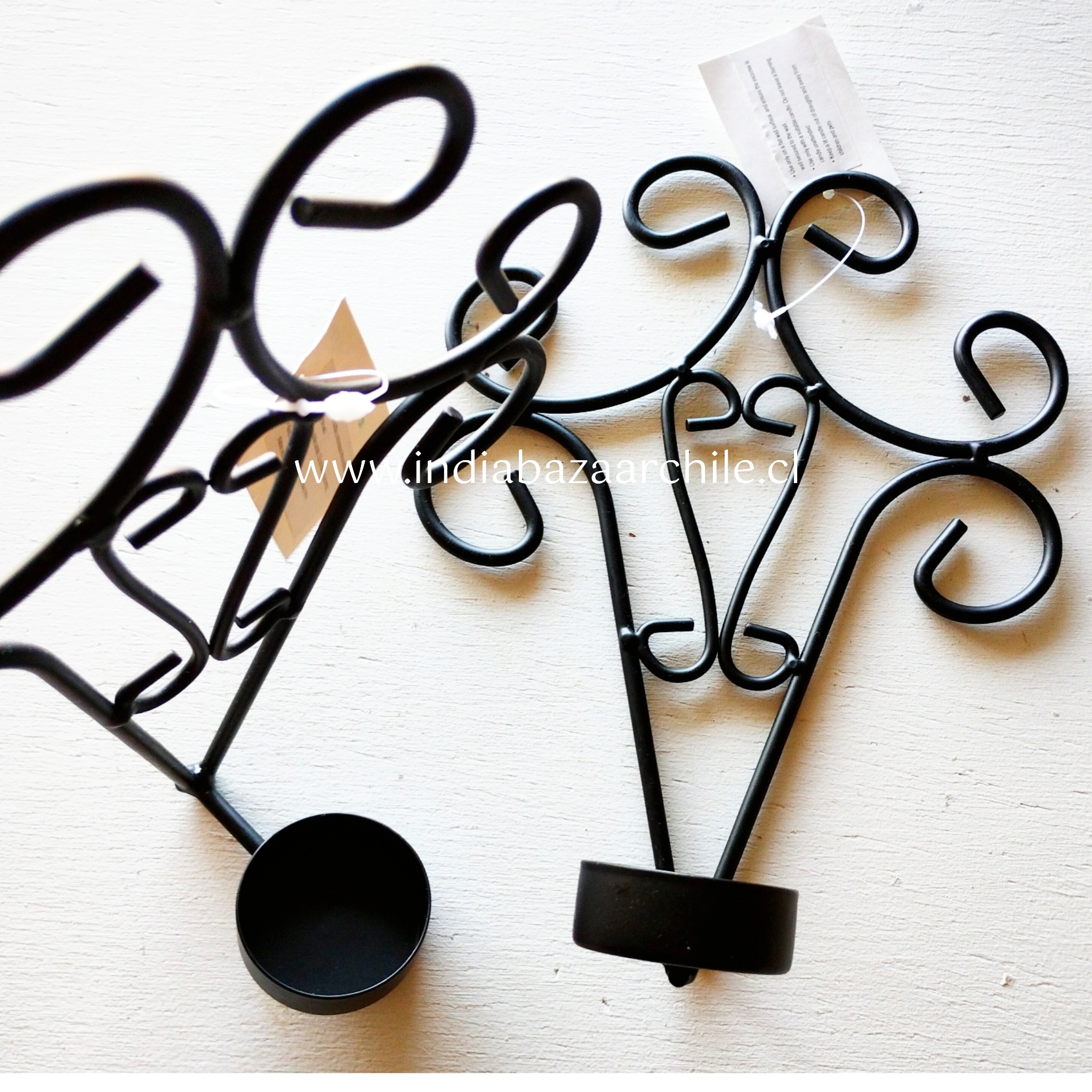 PAR CANDELABROS DE MURO - Imagen 3