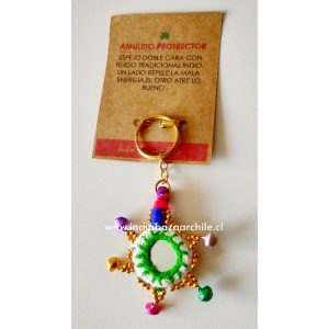 LLAVERO AMULETO PROTECTOR VERDE