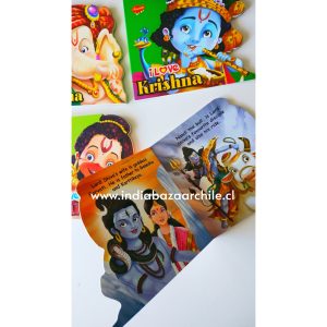 PACK 4 LIBROS ILUSTRADOS HINDU (INGLES)
