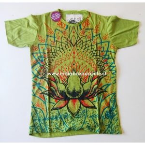 POLERA MIRROR ALGODON FLOR DE LOTO 2