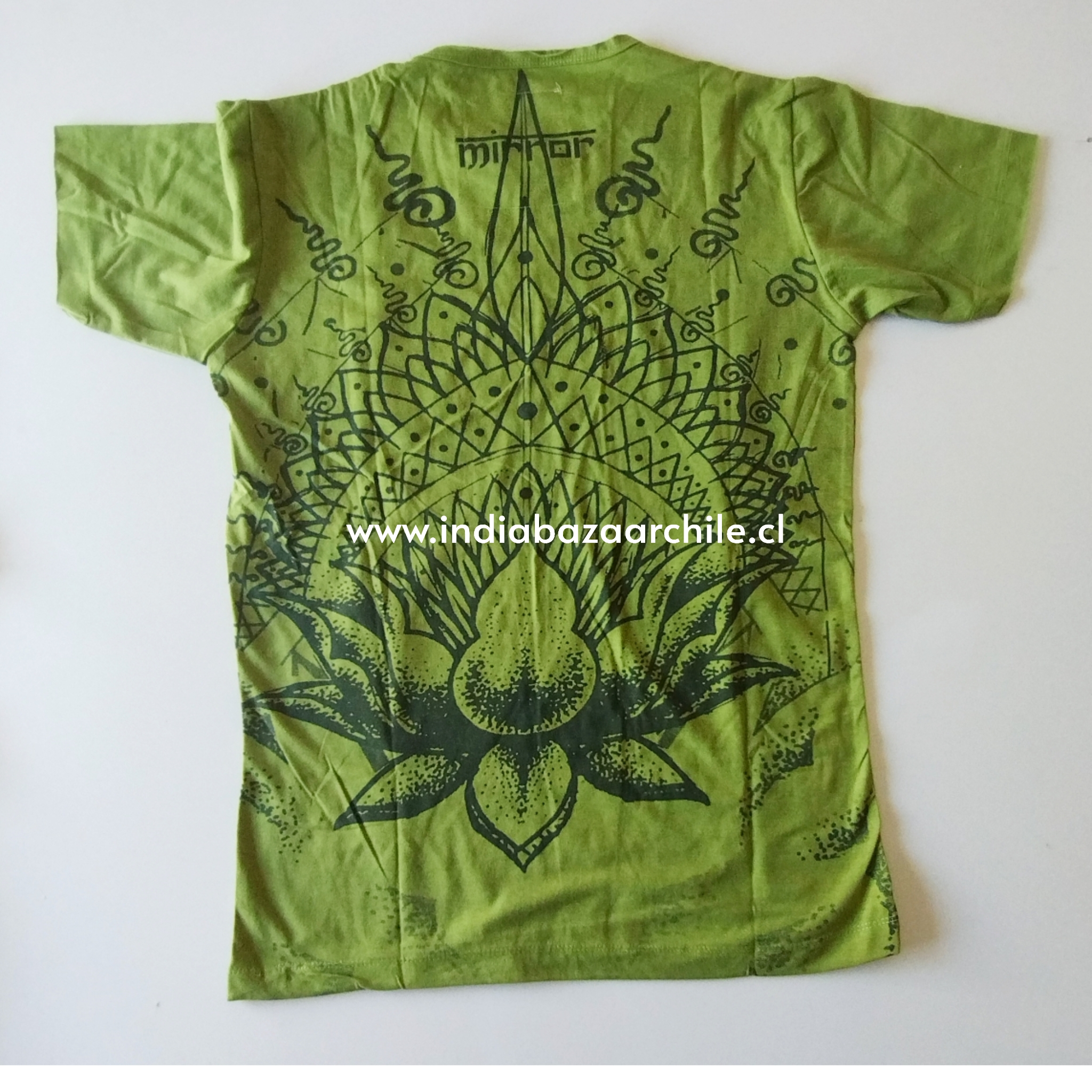 POLERA MIRROR ALGODON FLOR DE LOTO 2 - Imagen 2