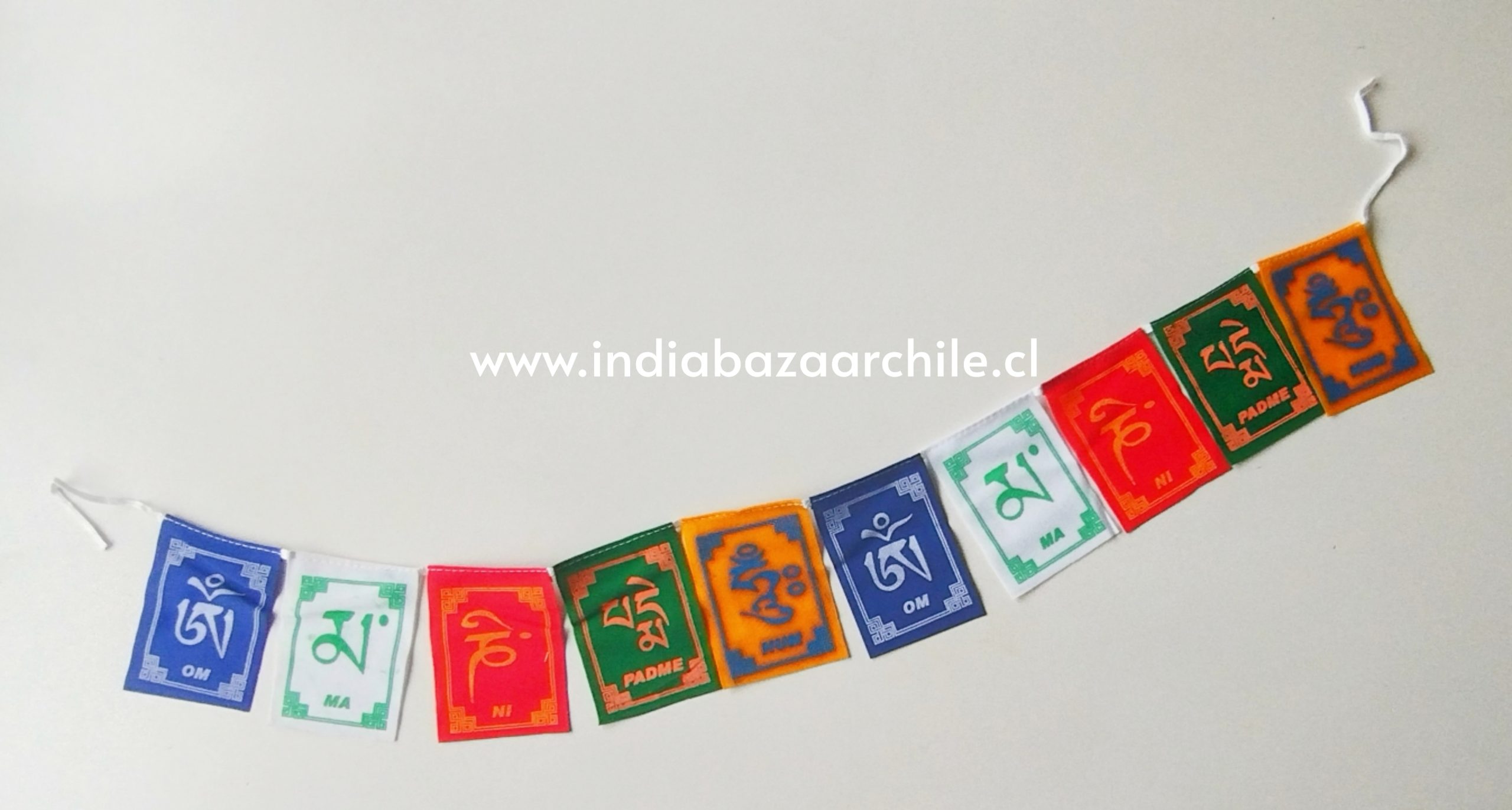 BANDERIN TIBETANO TERCIOPELO XS - Imagen 2