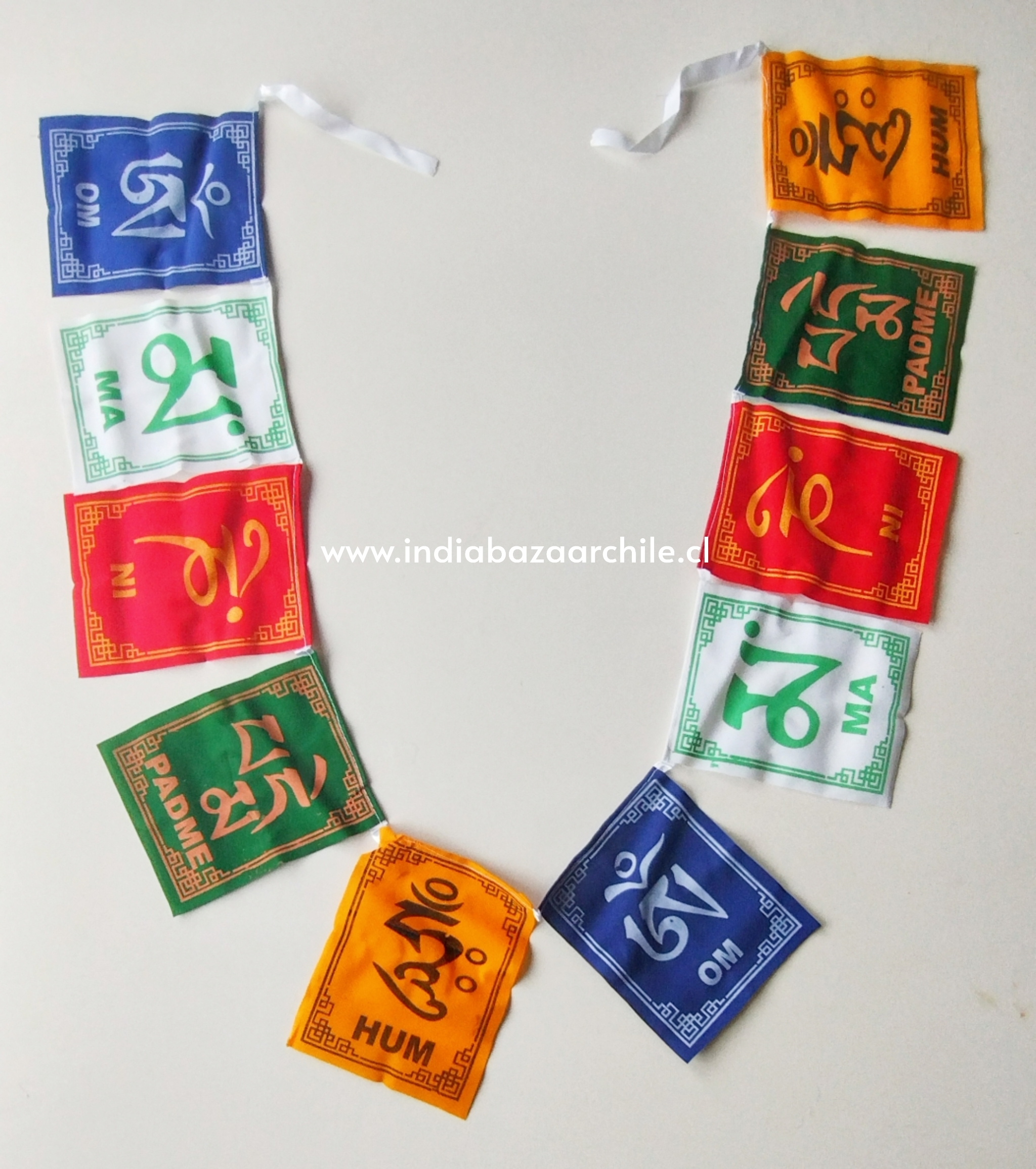 BANDERIN TIBETANO TERCIOPELO M - Imagen 2