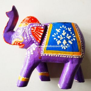 PORTA VELA ELEFANTE MORADO