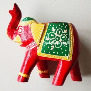 PORTA VELA ELEFANTE ROJO