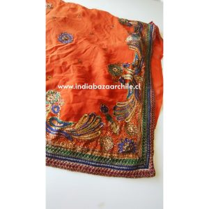 SARI HINDÚ CHIFON BORDADO 2