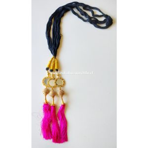 ACCESORIO TRADICIONAL TRENZA DANZA INDIA FUCSIA