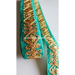 CINTA BORDADA INDIA DISEÑO 1 METRO