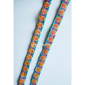PIEZA CINTA BORDADA FLOR DE LOTO 1.90 METROS