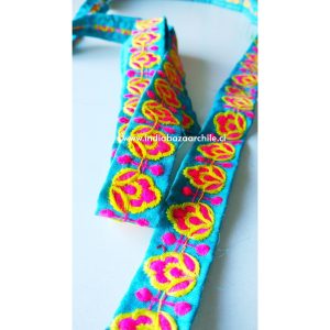 PIEZA CINTA BORDADA FLOR DE LOTO 1.90 METROS
