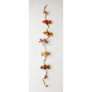 COLGANTE BORDADO PECES