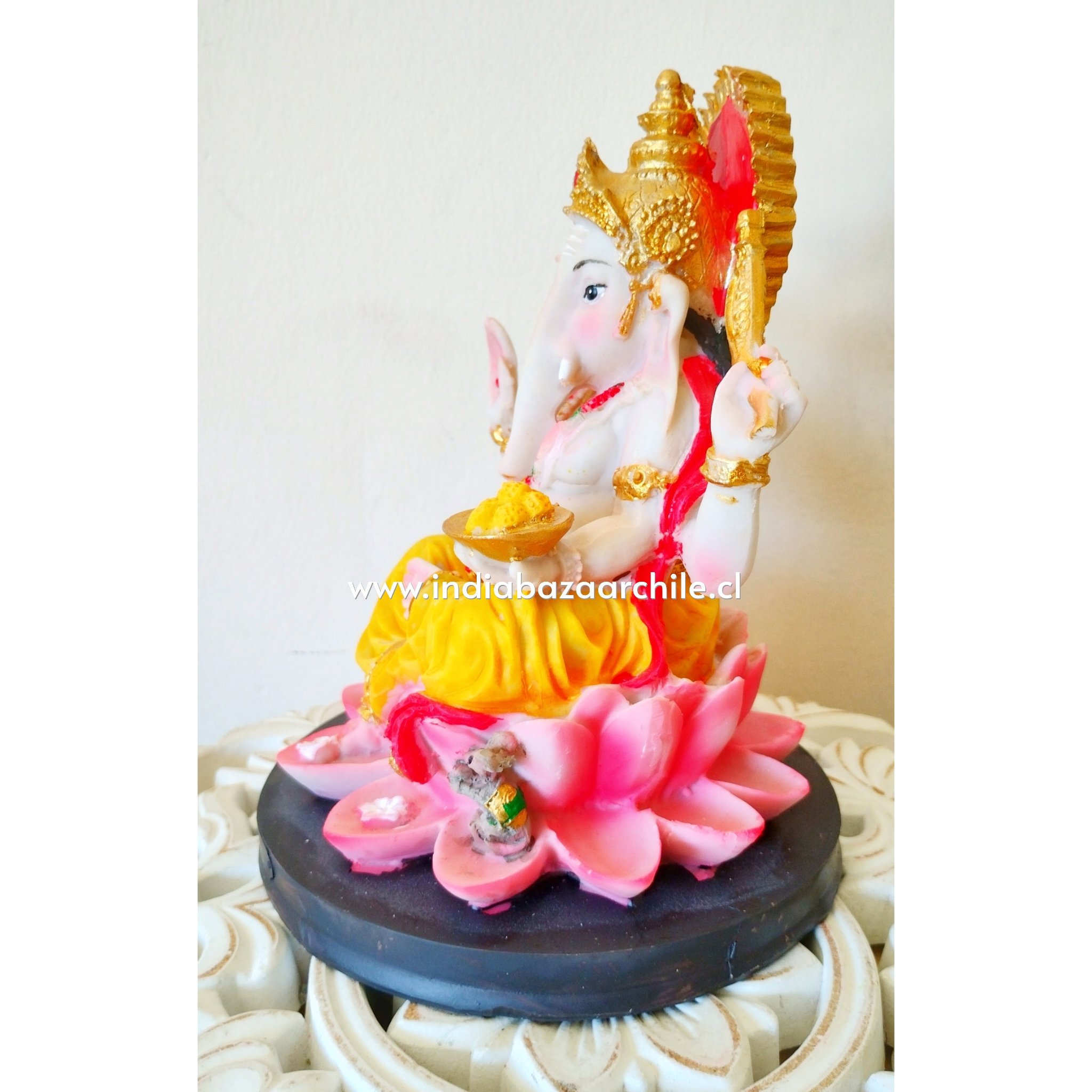 JAI GANESH FLOR LOTO MEDIANO 15CM - Imagen 4
