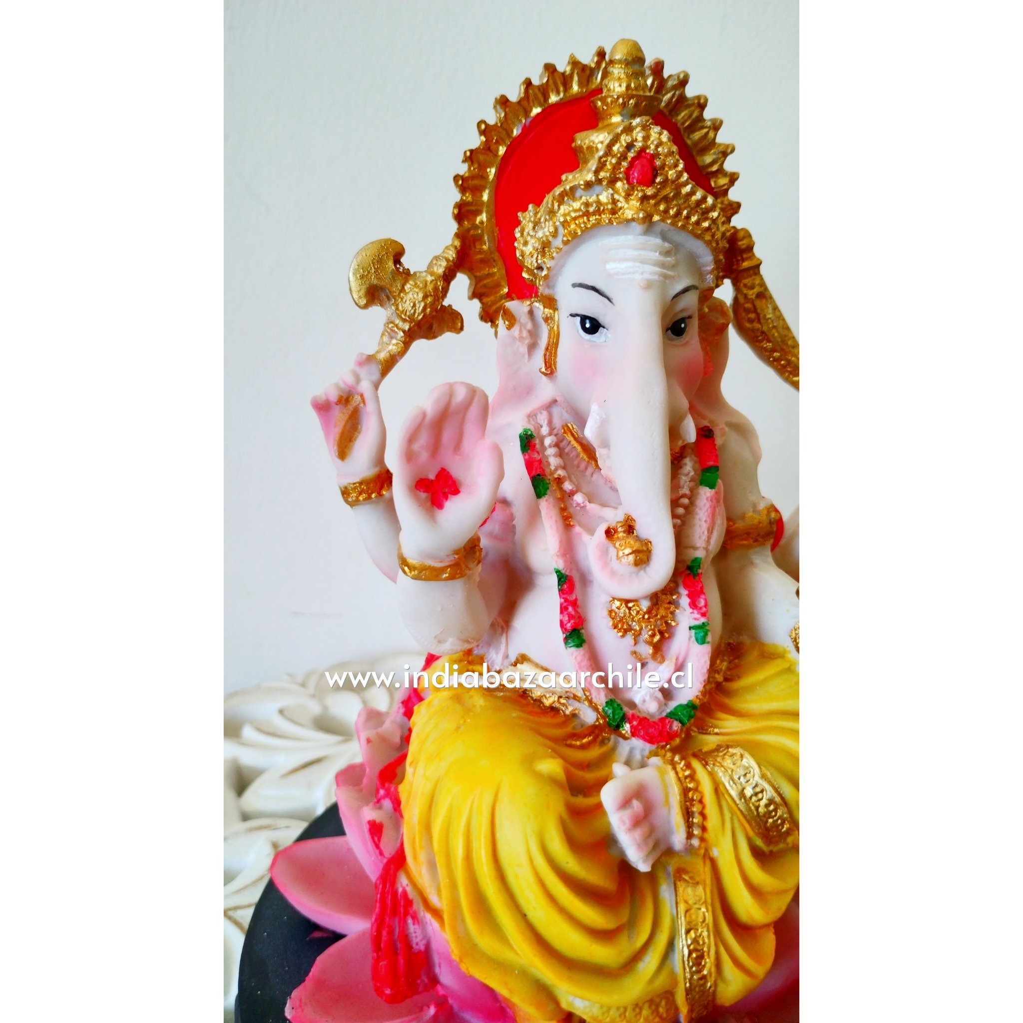 JAI GANESH FLOR LOTO MEDIANO 15CM - Imagen 3