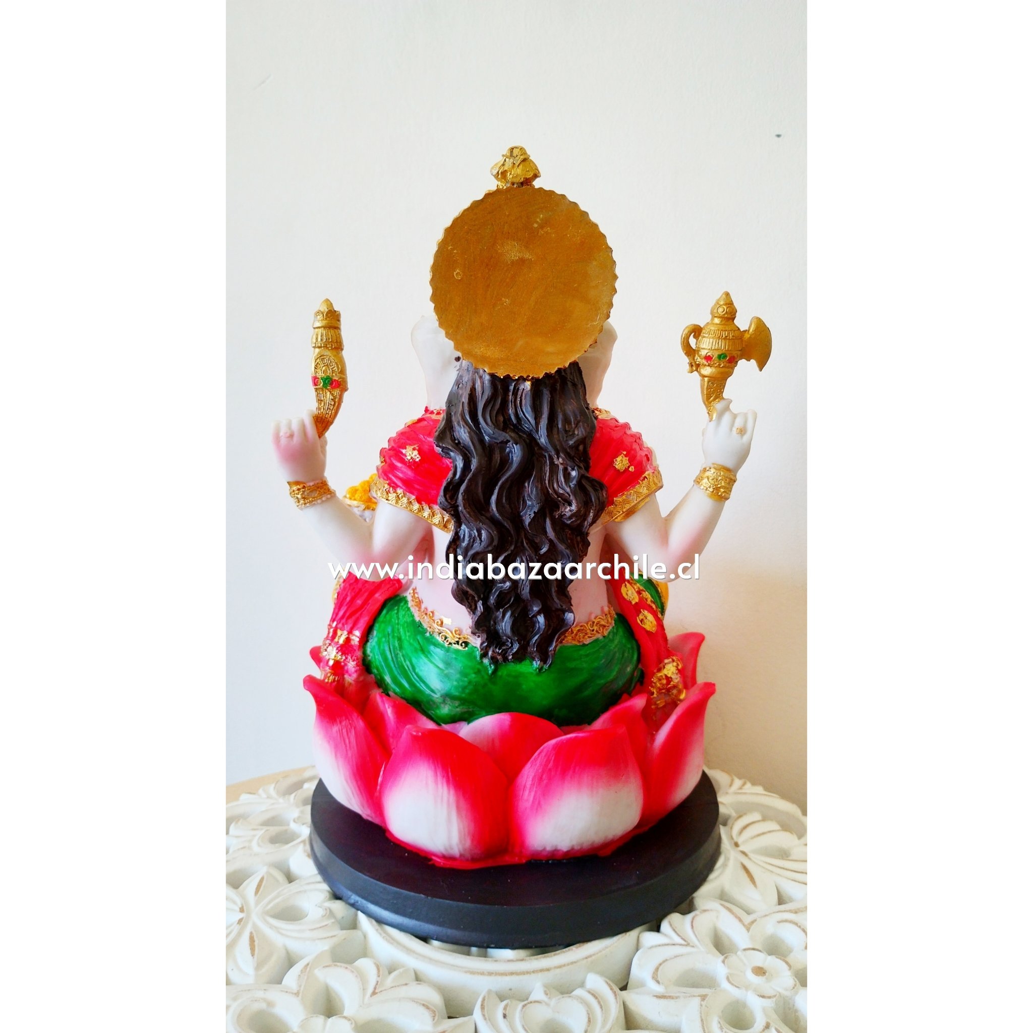 JAI GANESH FLOR LOTO GRANDE 30CM - Imagen 3