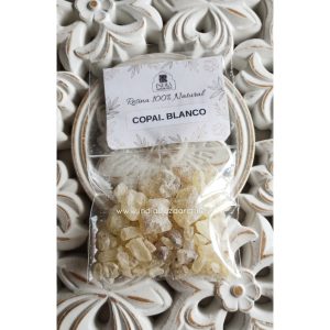 COPAL BLANCO PURO EN RESINA