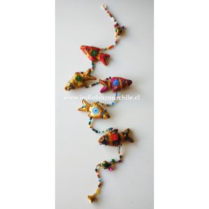 COLGANTE BORDADO PECES