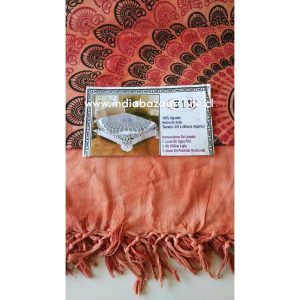TELA MANDALA GRUESA 100% ALGODÓN NARANJA TIE DYE