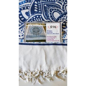 TELA MANDALA GRUESA 100% ALGODÓN AZULES