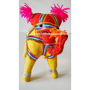 AMULETO ELEFANTE DECO XL AMARILLO BUENA SUERTE