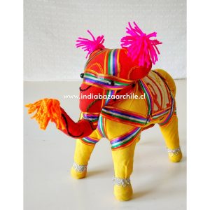 AMULETO ELEFANTE DECO XL AMARILLO BUENA SUERTE