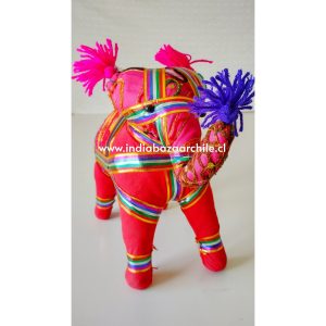 AMULETO ELEFANTE DECO XL ROJO BUENA SUERTE