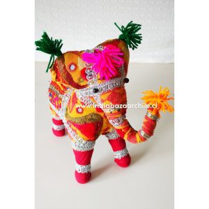 AMULETO ELEFANTE DECO XXXL ROJO BUENA SUERTE