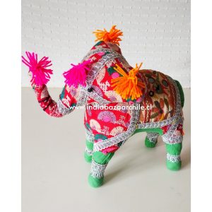 AMULETO ELEFANTE DECO XXXL VERDE BUENA SUERTE