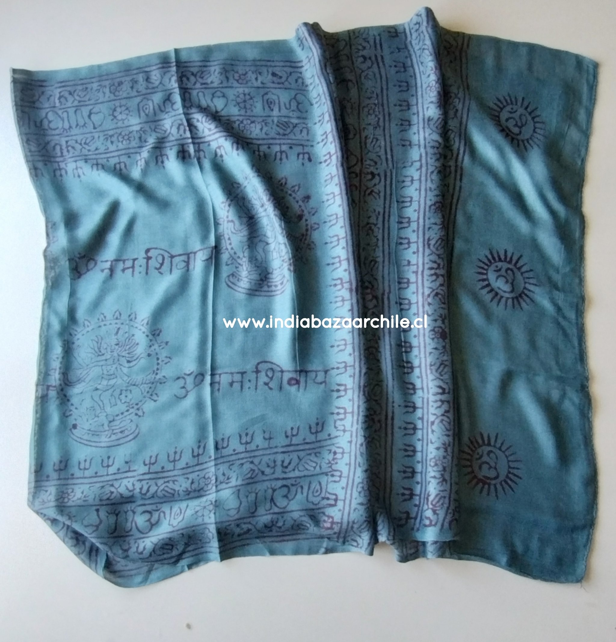 PAÑUELO DEVOCIONAL NATRAJ CELESTE R - Imagen 3