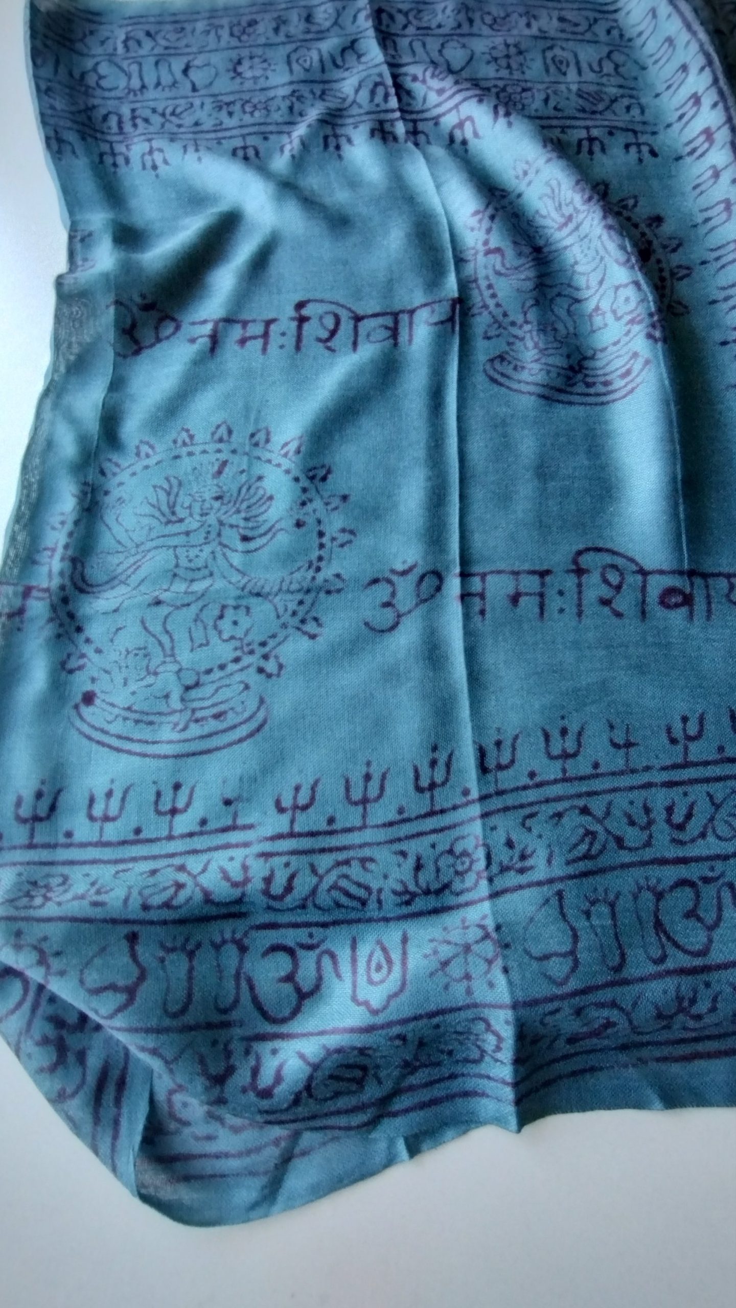PAÑUELO DEVOCIONAL NATRAJ CELESTE R - Imagen 2