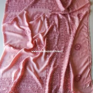 PAÑUELO DEVOCIONAL OM ROSADO XL