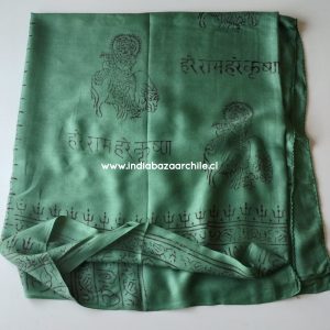 PAÑUELO DEVOCIONAL KRISHNA VERDE XL