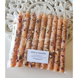 VELAS RITUAL ROSAS AMOR Y CONECCIÓN