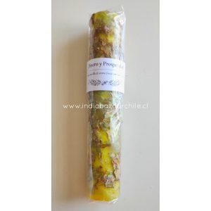 SUPER CIRIO LAUREL RITUAL DINERO Y PROSPERIDAD