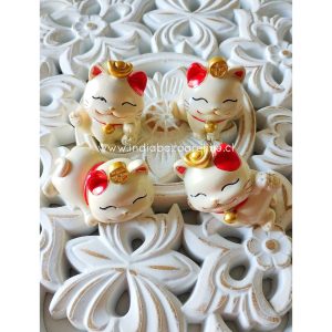 SET GATITOS ABUNDANCIA MANEKI NEKO