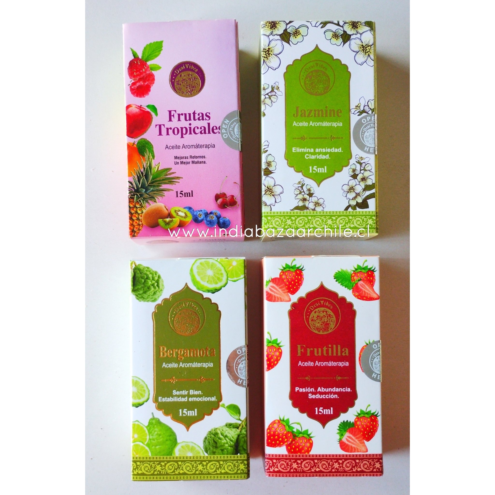 PACK 4 ACEITES AROMATERAPIA CONCENTRADO
