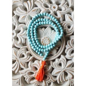 JAPA MALA MADERA CELESTE 108