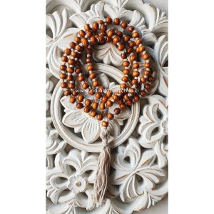 JAPA MALA MADERA NATURAL NUDOS