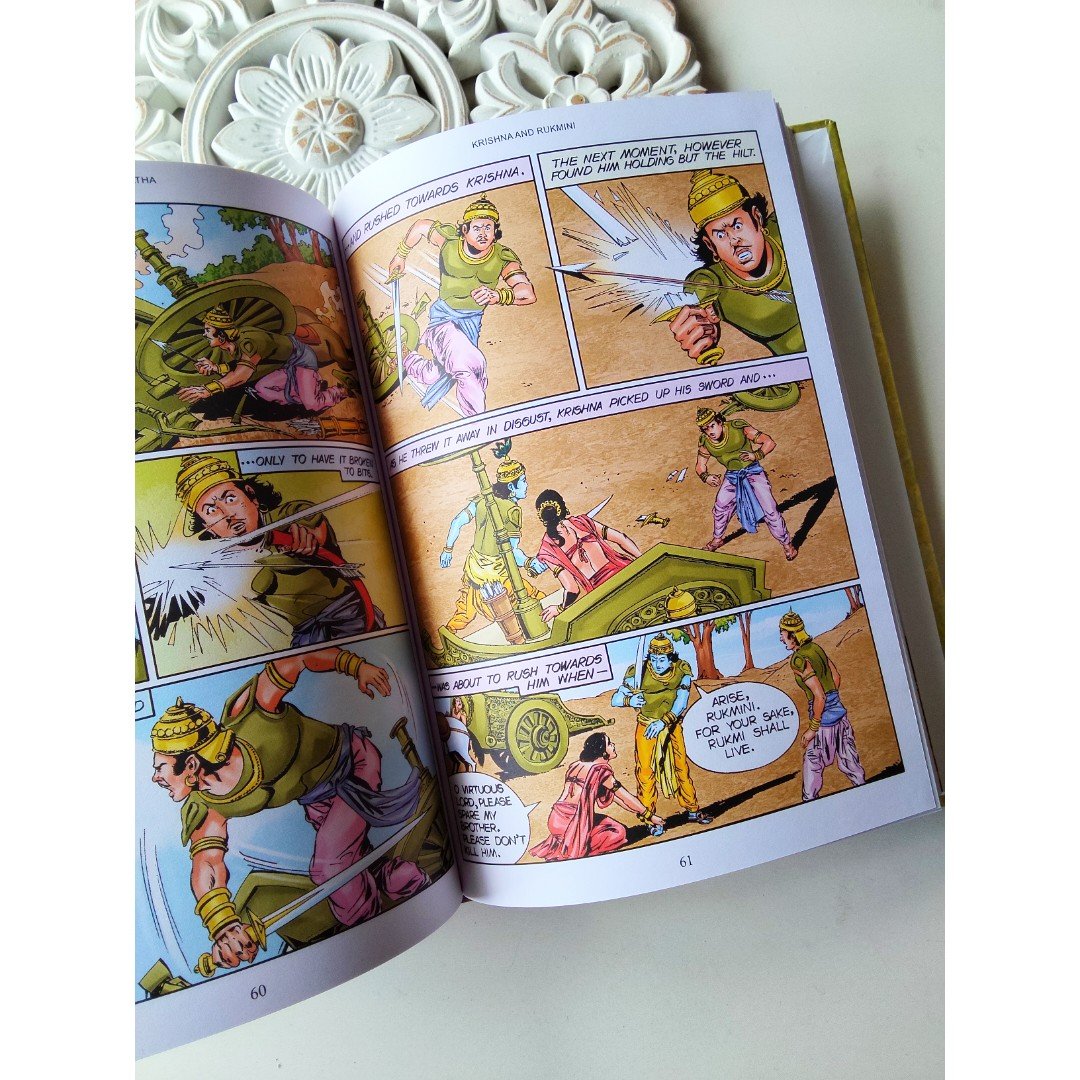 KRISHNA THE PROTECTOR OF DHARMA AMAR CHITRA KATHA COMIC - Imagen 3